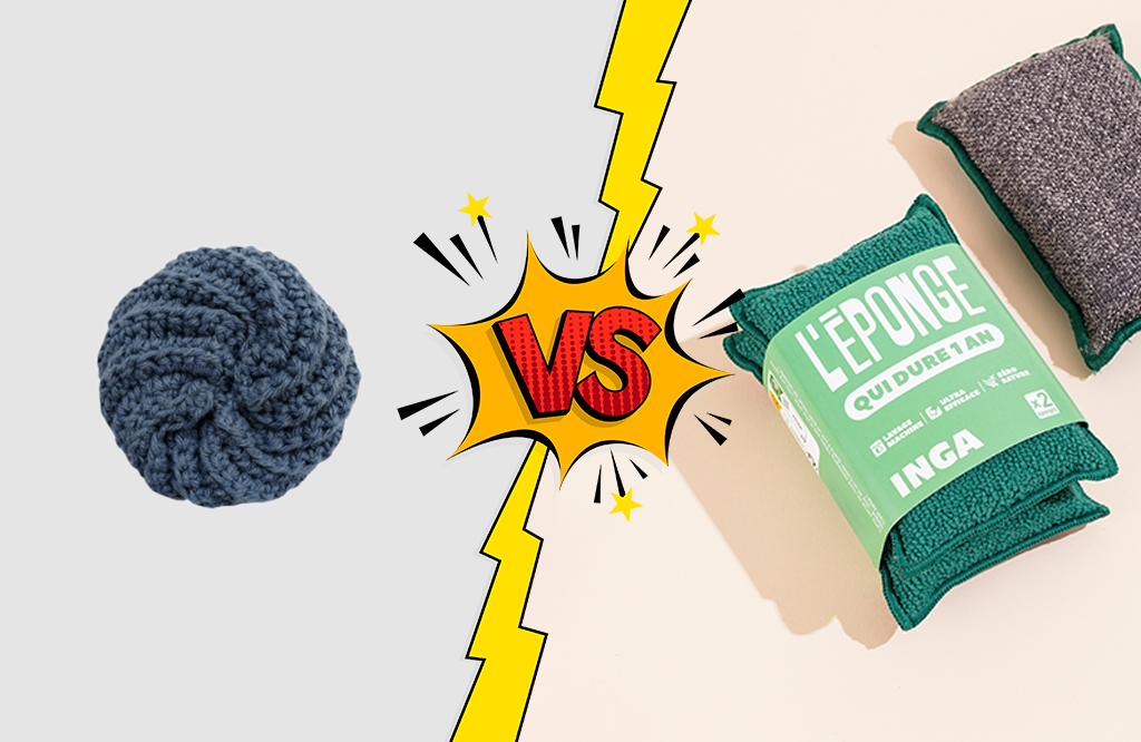 Tawashi ou Éponge lavable INGA : comment faire son choix ?