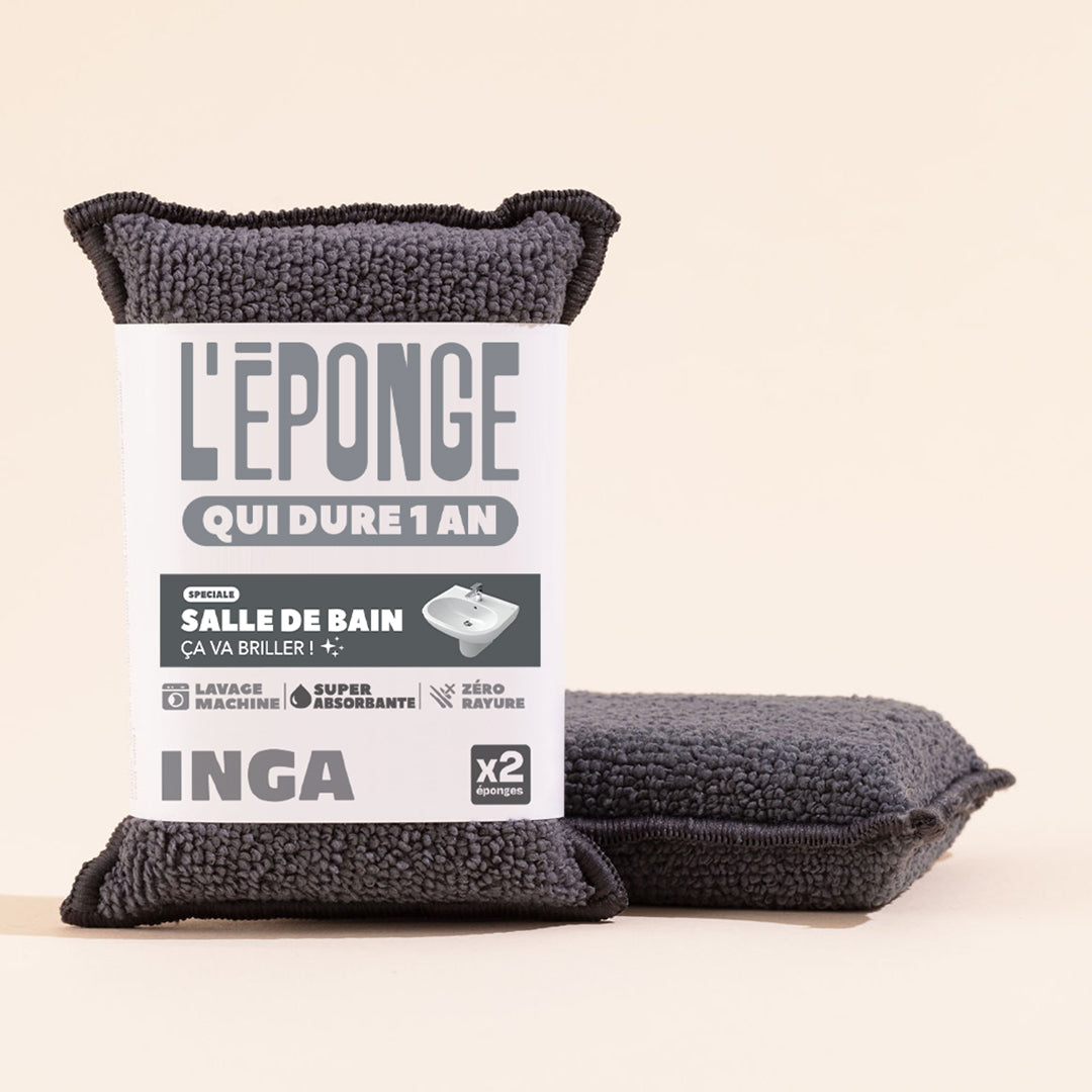 Duo d'Éponges Salle de Bain