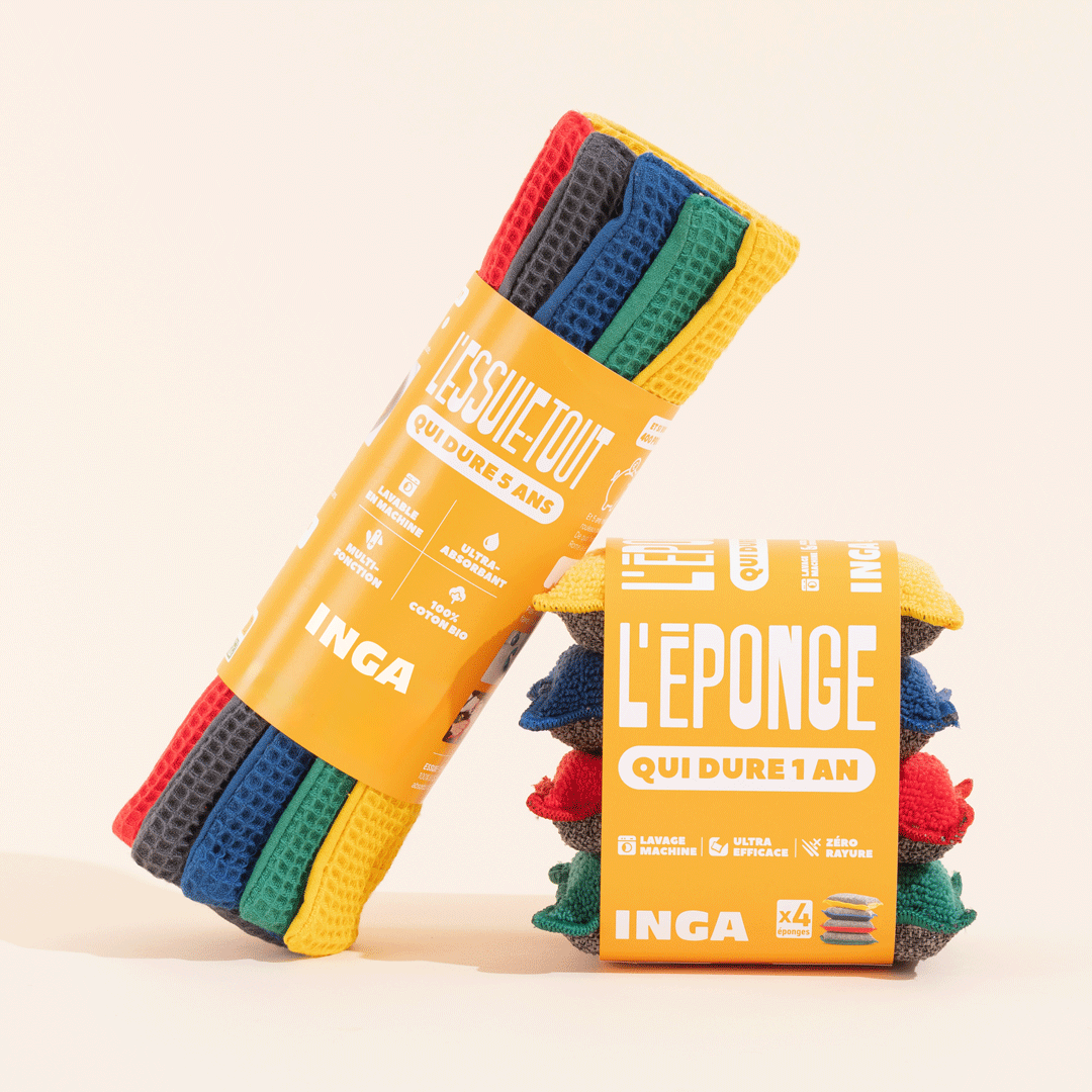 Pack Couleurs - Éponges et Essuie-tout
