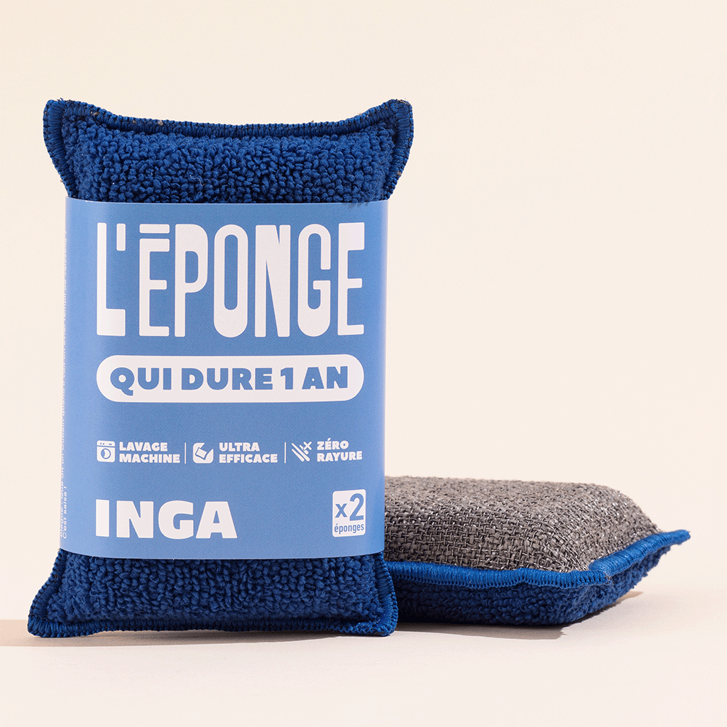 Duo d'Éponges Lavables
