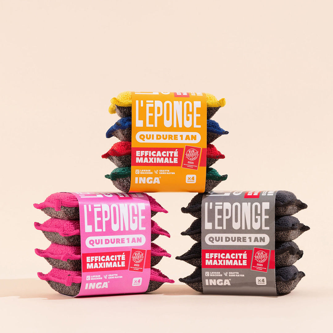 Pack couleurs - 12 éponges