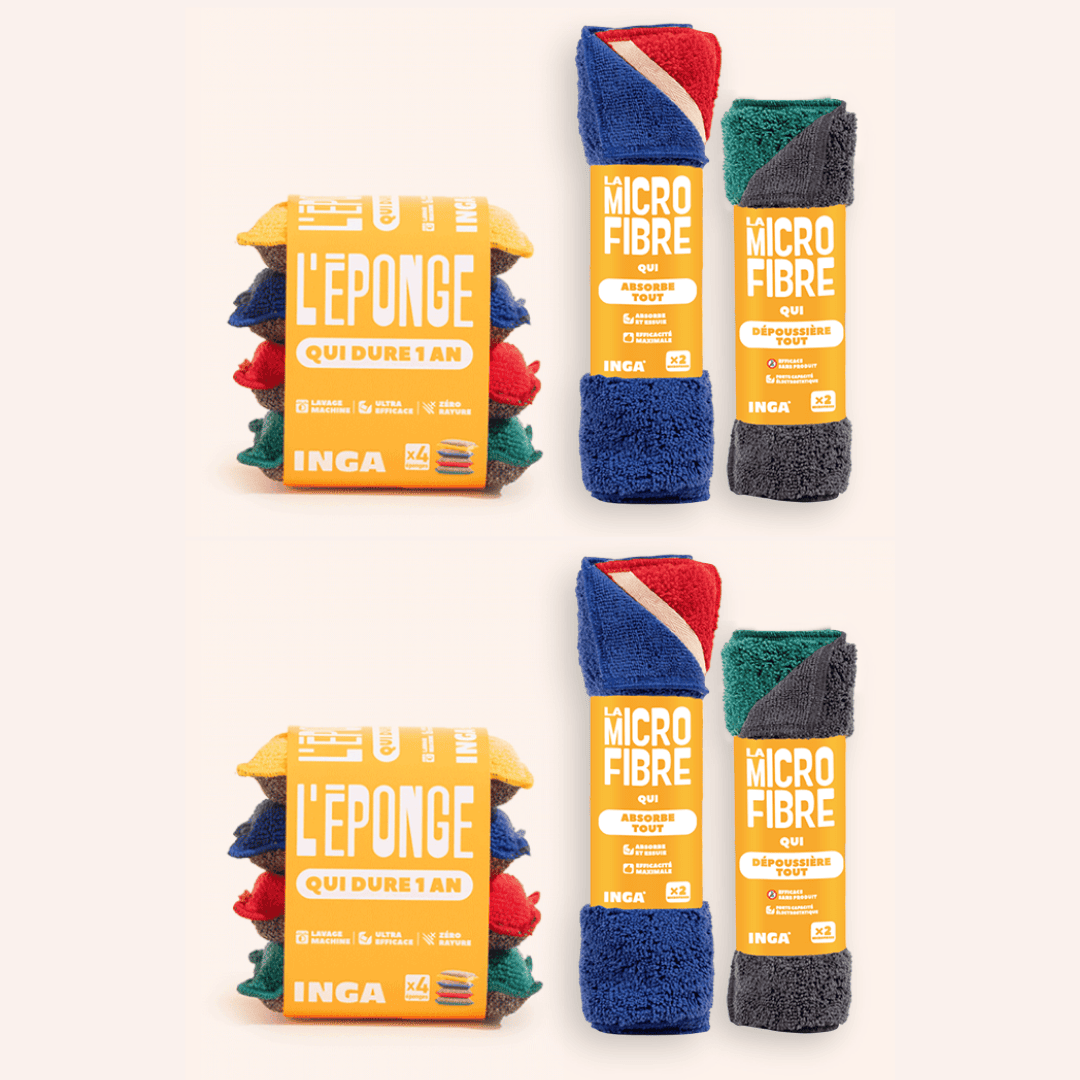 Pack Couleurs - Éponges et Microfibres