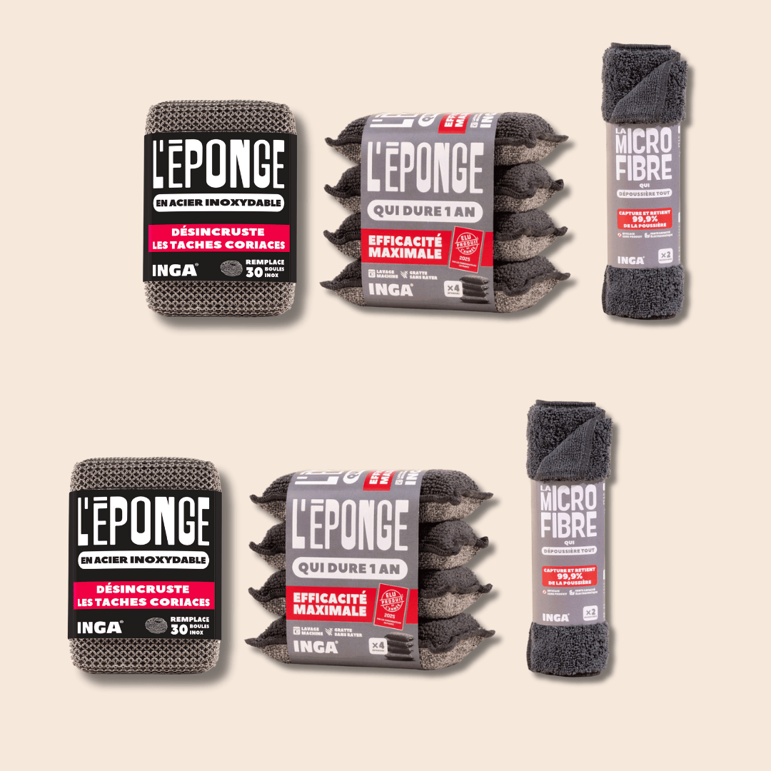 Pack Halloween - Eponges, Eponge en acier et microfibres
