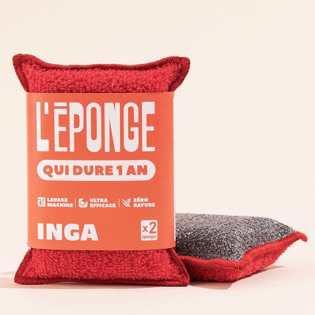 Duo d'Éponges Lavables