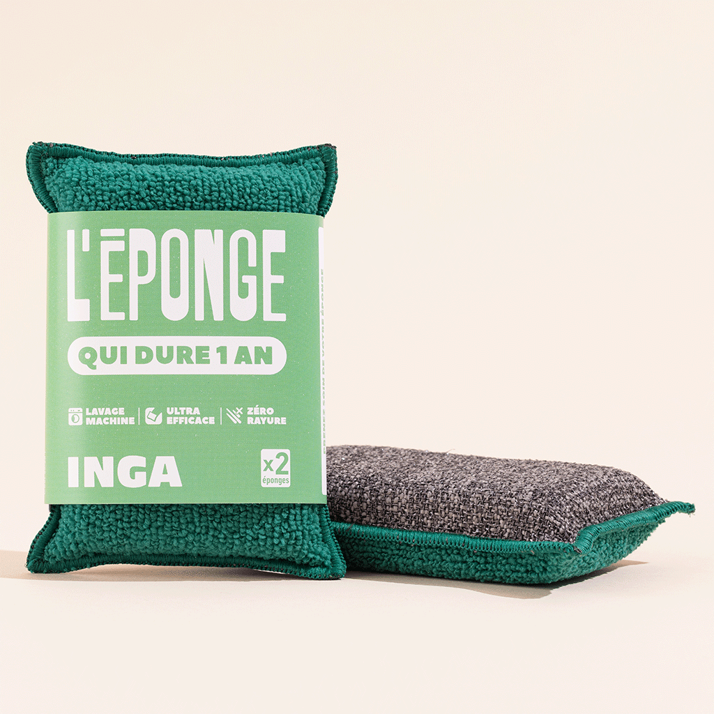 Duo d'Éponges Lavables