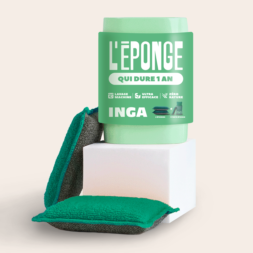 Duo d'Éponges Lavables