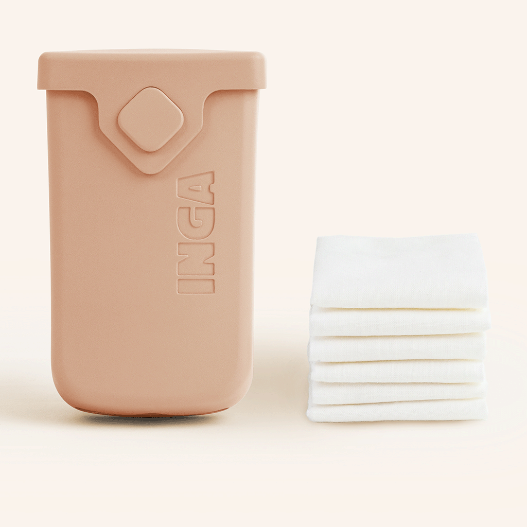 Etuis à mouchoirs en tissu lavables orange