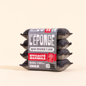 Éponges Lavables 4 Grises