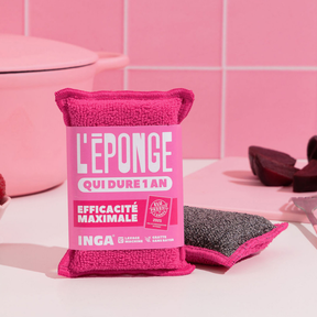 Duo d'Éponges Roses