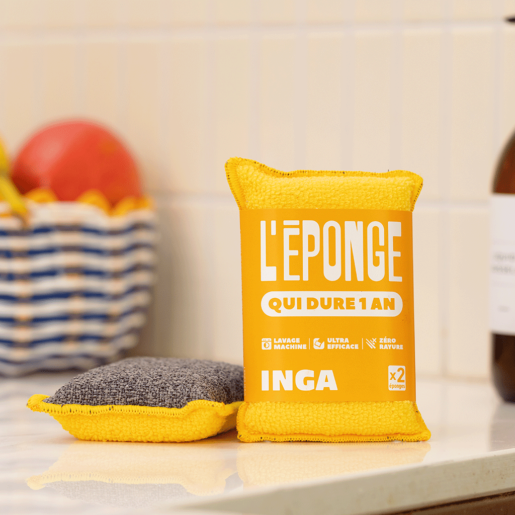 Les éponges lavables et efficaces qui grattent sans rayer | INGA