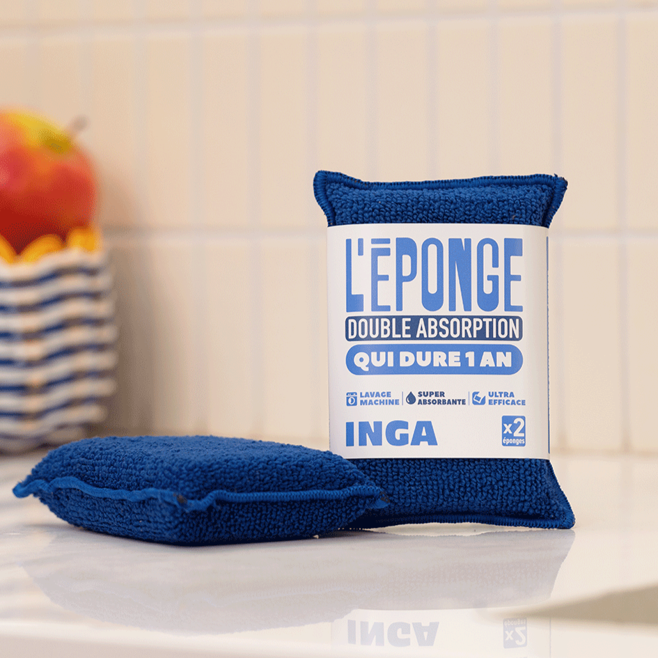 Lot De 2 éponges à Récurer Double Face MSV - Leroy Merlin