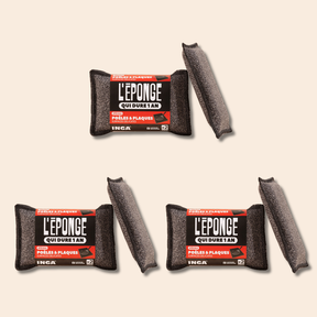 Duo d'éponges poêles et plaques