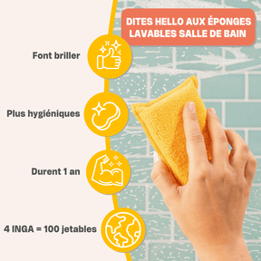 Duo d'Éponges Salle de Bain