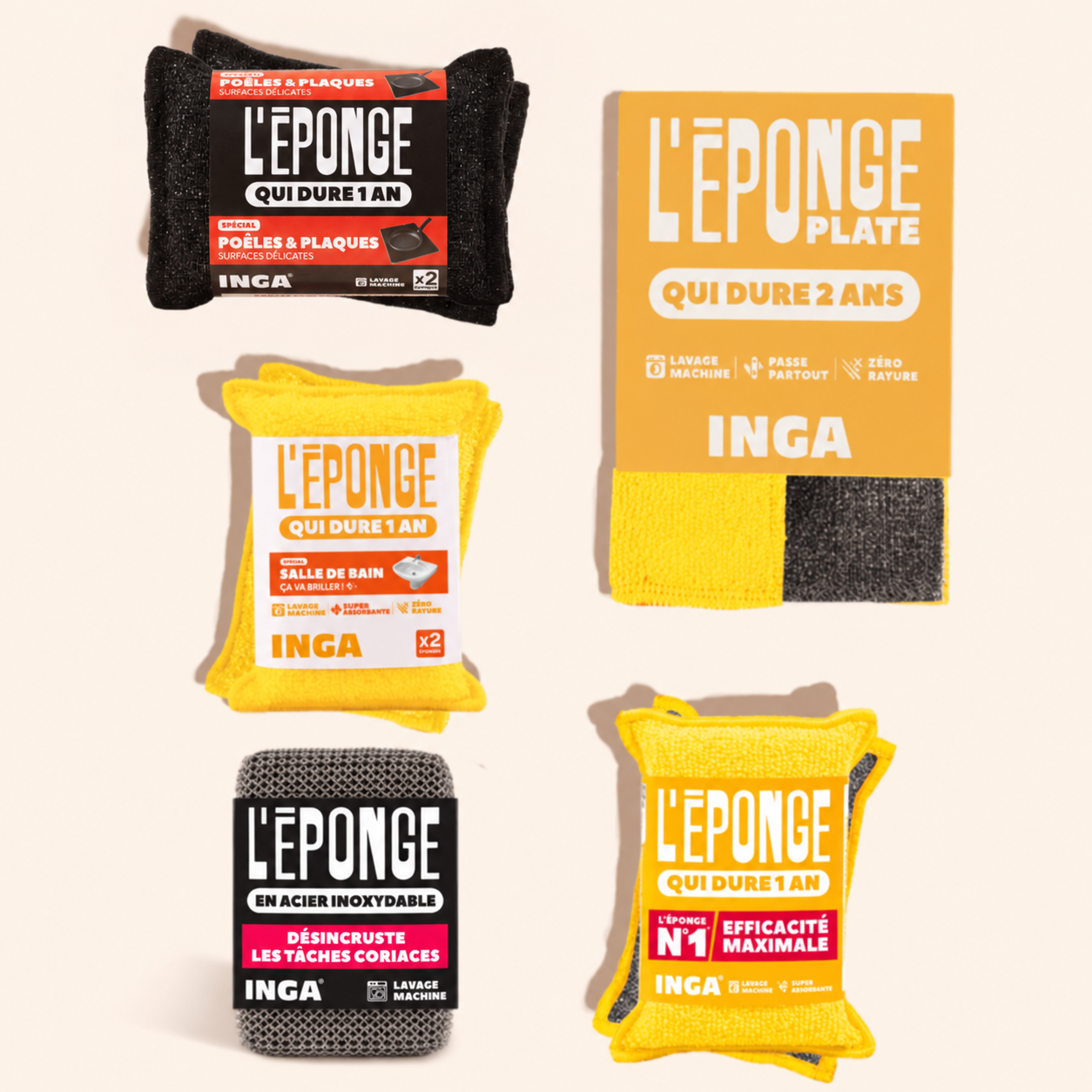 Pack Toutes Nos Éponges