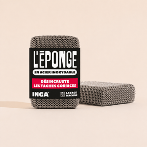L'éponge en acier inoxydable