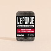 L'éponge en acier inoxydable