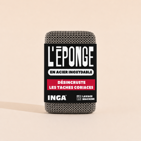 L'éponge en acier inoxydable