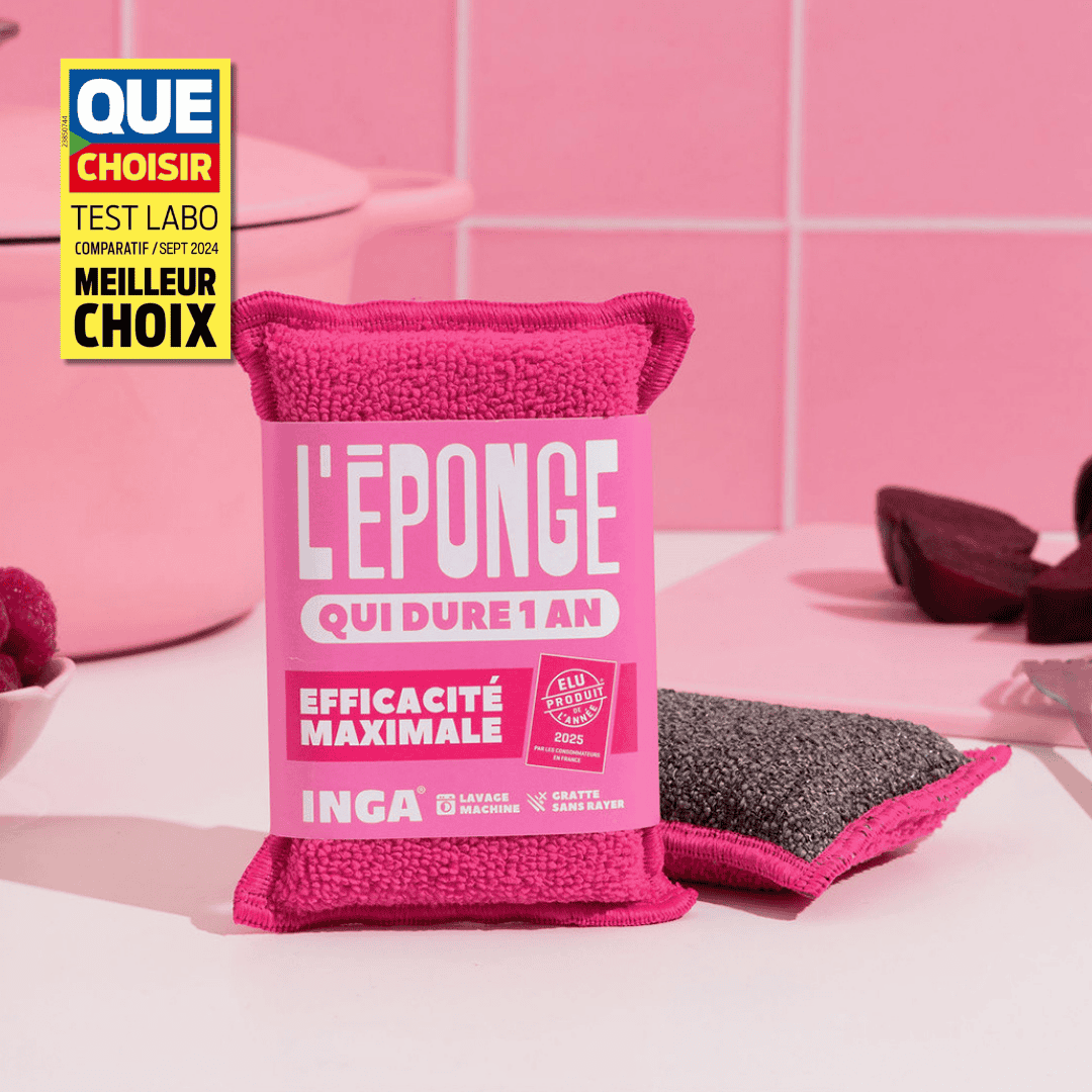 Duo d'Éponges Roses