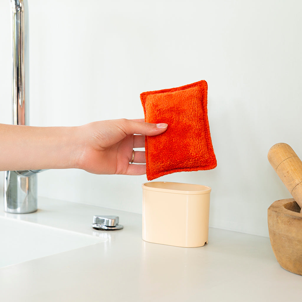 Inga-essuie-tout lavable multifonctionnel rouge x5