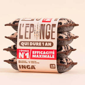 Éponges Lavables 4 Léopard