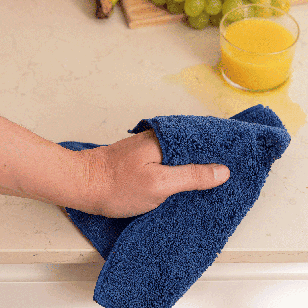 Passementerie Melbourne - Microfibre Bleu Marine, Fait Main, Pour Une Touche D'élégance Décontractée
