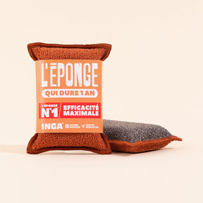 Duo d'Éponges Terracotta