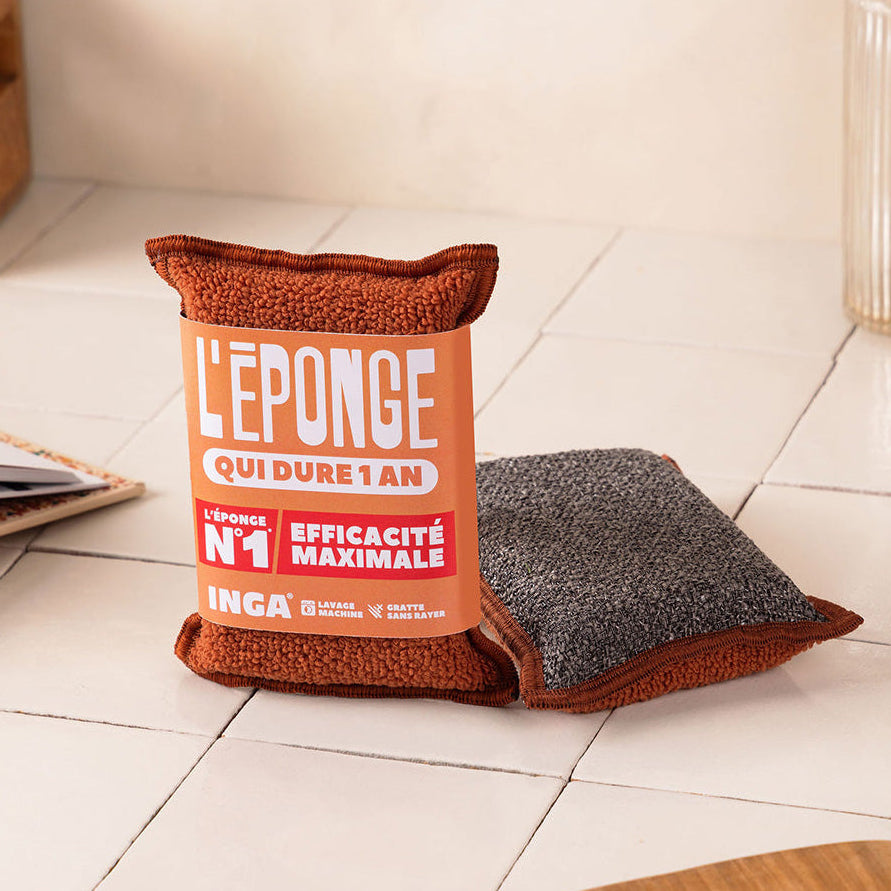 Duo d'Éponges Terracotta
