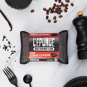 Duo d'éponges poêles et plaques