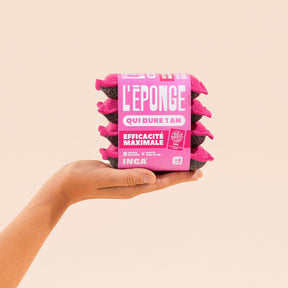 Éponges et Éponges Salle de Bain Roses
