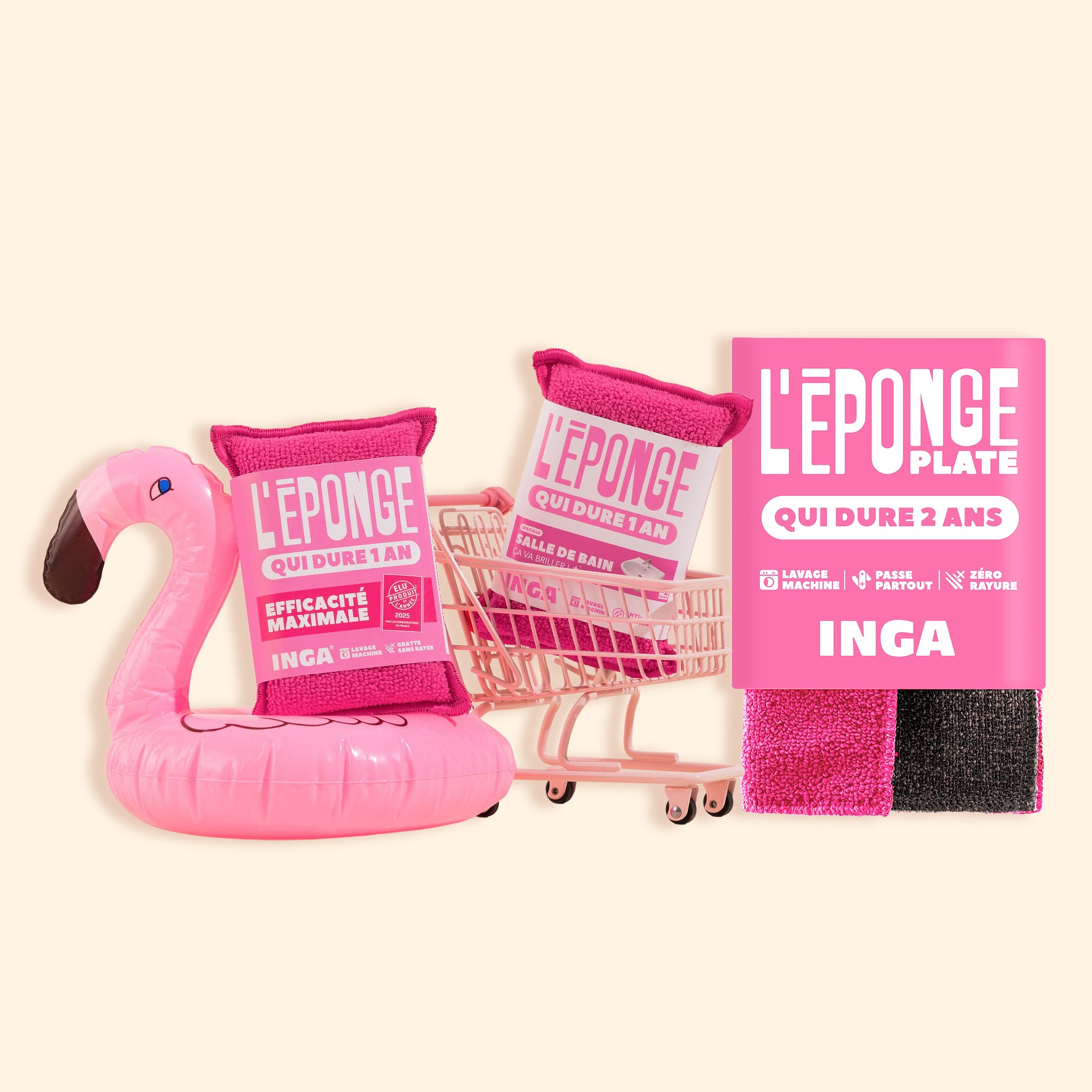 Toutes nos éponges Roses