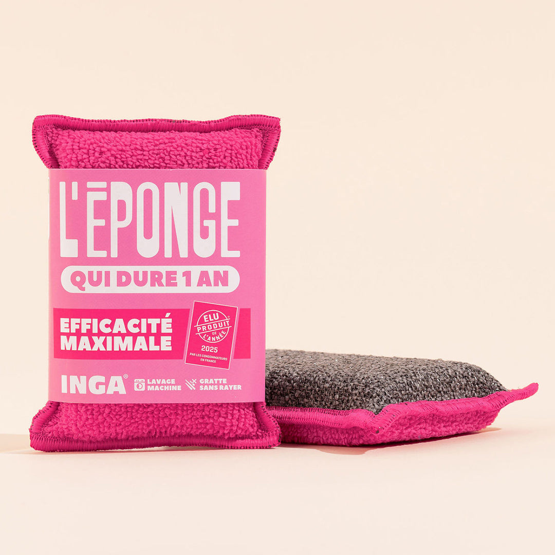 Duo d'Éponges Roses