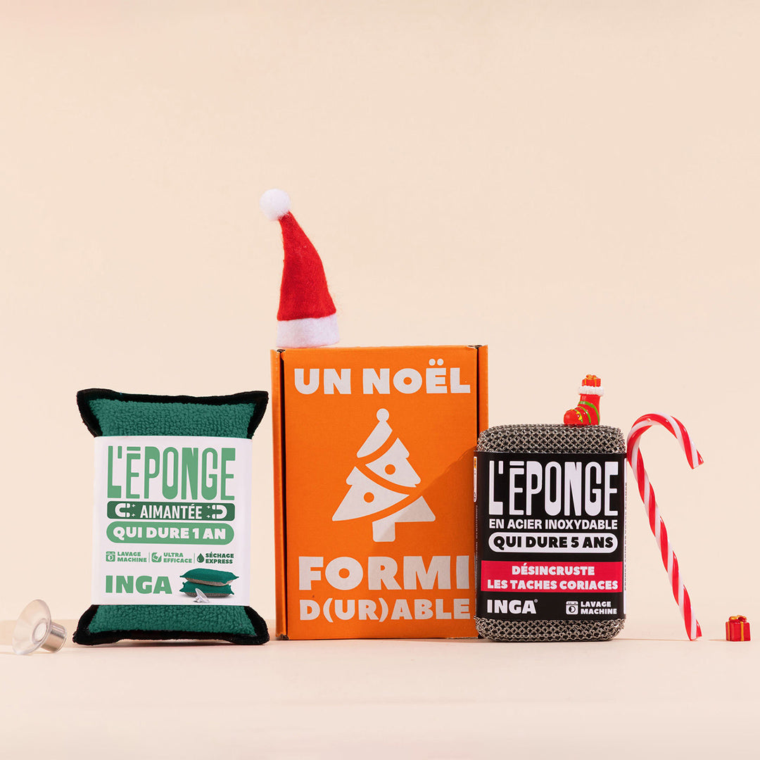 Pack Noël - Éponges Aimantées et Acier