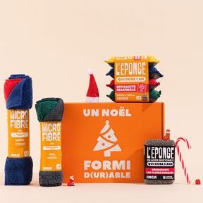 Pack Noël - Éponges, Éponge Acier et Microfibres