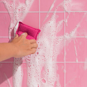 Éponges et Éponges Salle de Bain Roses