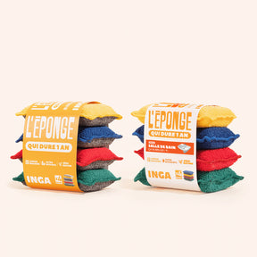 Pack Couleurs - Éponges et Éponges Salle de Bain