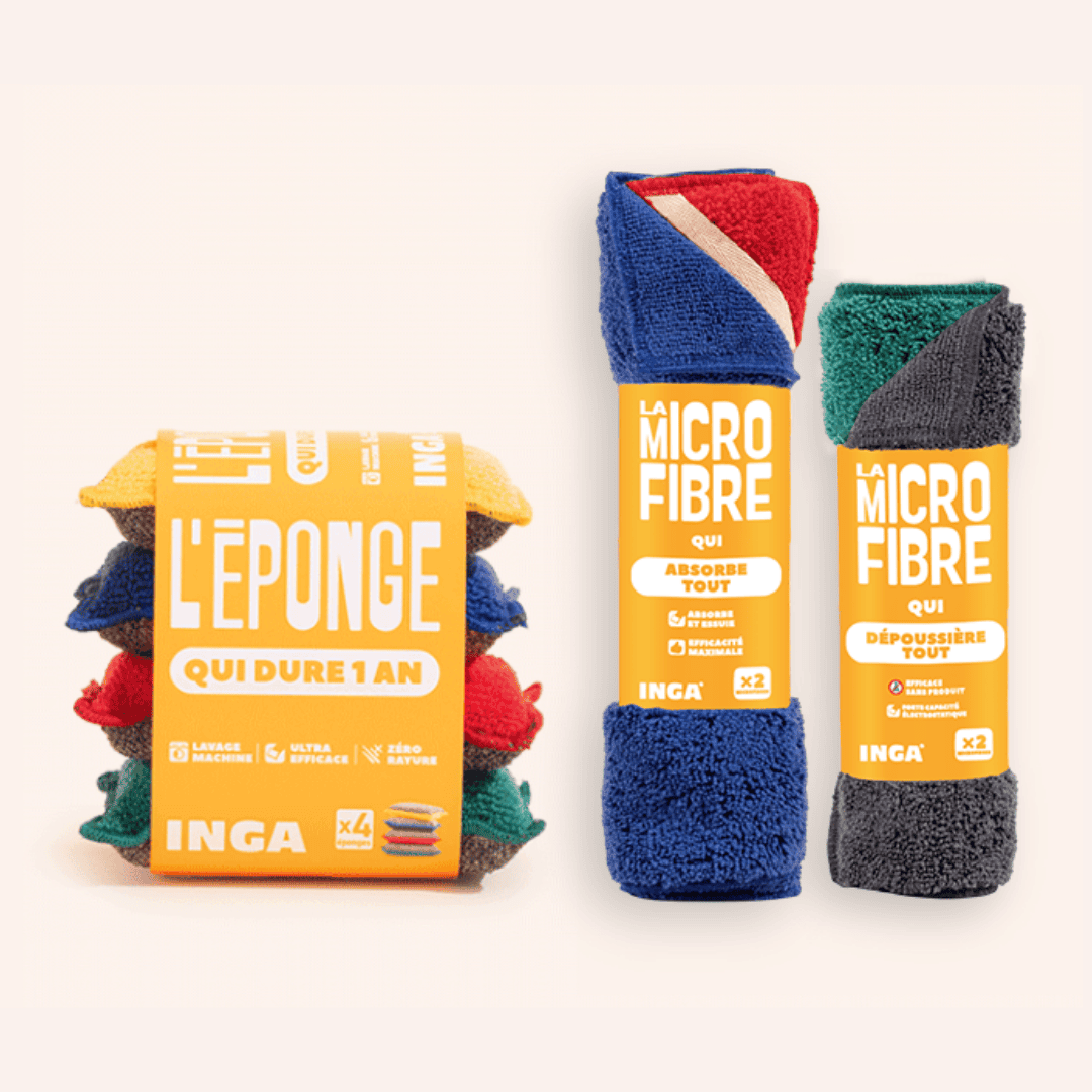Pack Couleurs - Éponges et Microfibres