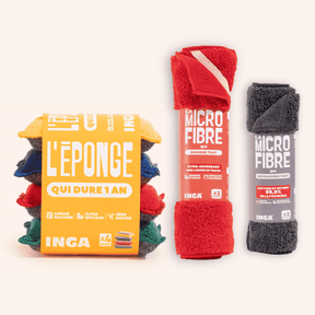 Pack Couleurs - Éponges et Microfibres