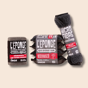Pack Halloween - Eponges, Eponge en acier et microfibres