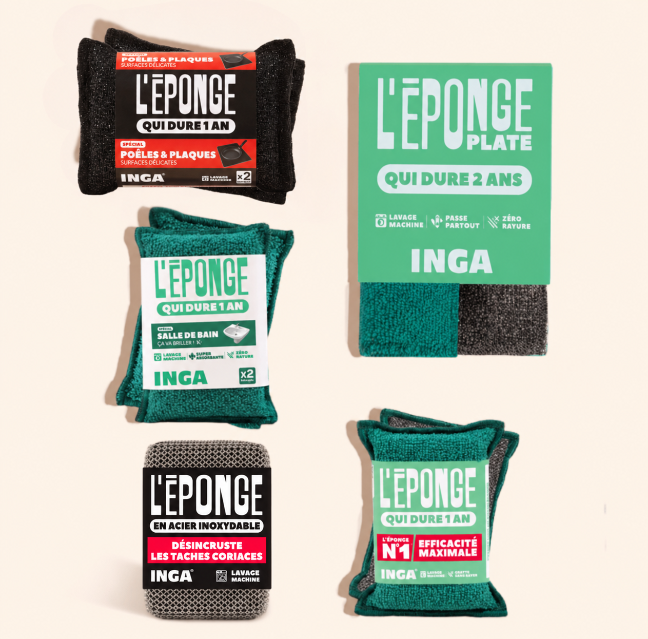 Pack Toutes Nos Éponges