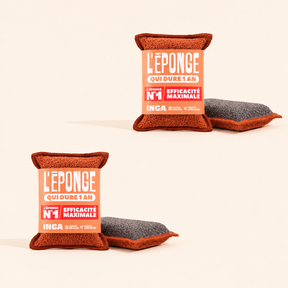 Duo d'Éponges Terracotta