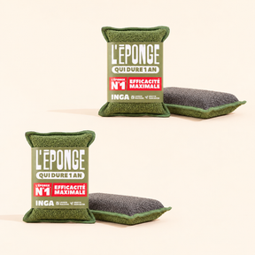 Duo d'Éponges Olive
