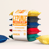 Éponges Salle de Bain 4 Couleurs
