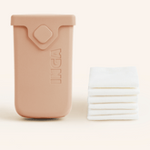 Etuis à mouchoirs en tissu lavables orange